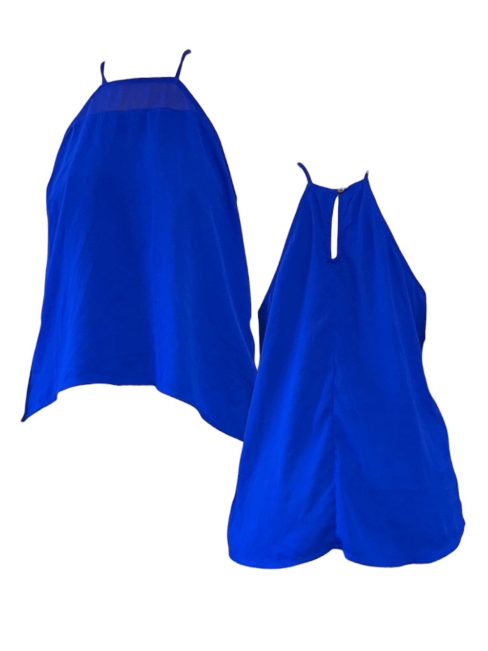Charlotte Russe Cobalt Blue Halter Camisole